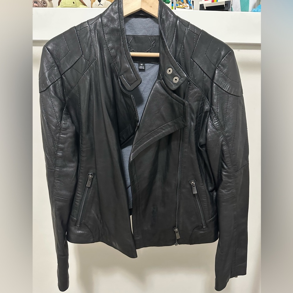 Bod and Christensen leather jacket size Medium